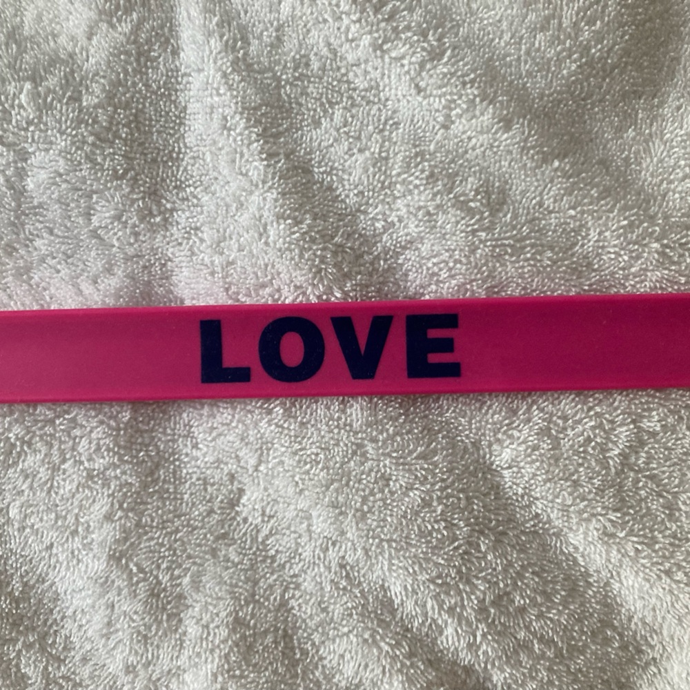 Pink LOVE Snap Bracelet